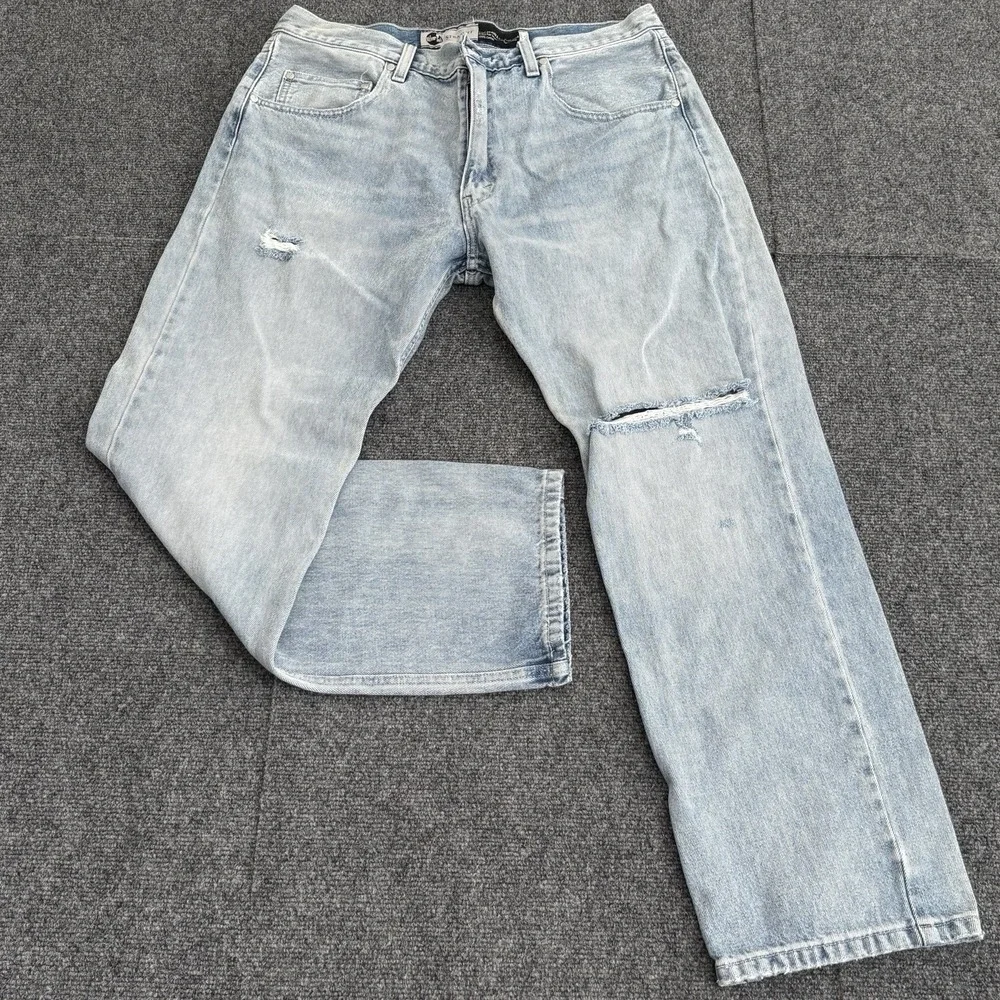 Levi's SilverTab Relaxed Straight Fit Jeans Mens Fits 36x30 Distressed Y2K Style